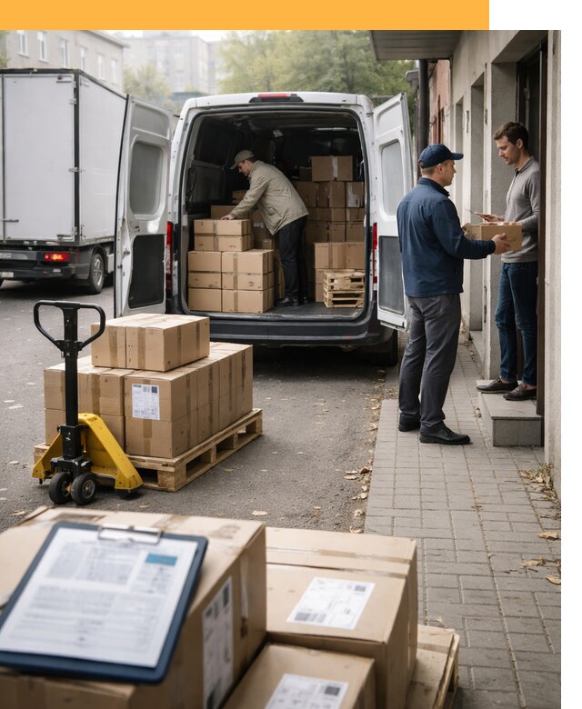Доставка грузов от двери до двери с таможней от 46004 руб.