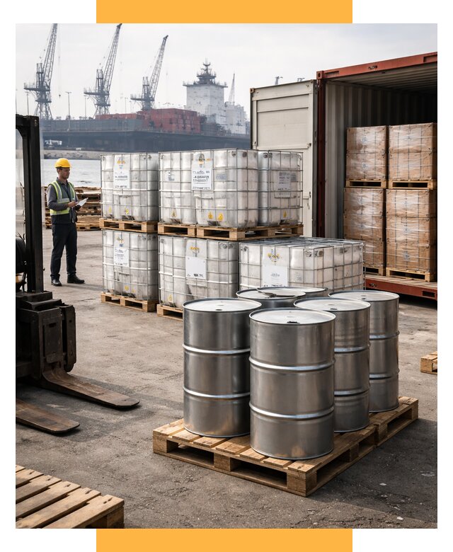 Доставка химического сырья из Индии от 255575 р. | СетСервис-Мгд