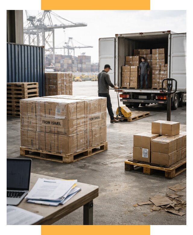 Доставка грузов из Израиля от 15335 р., логистика от СетСервис-Мгд