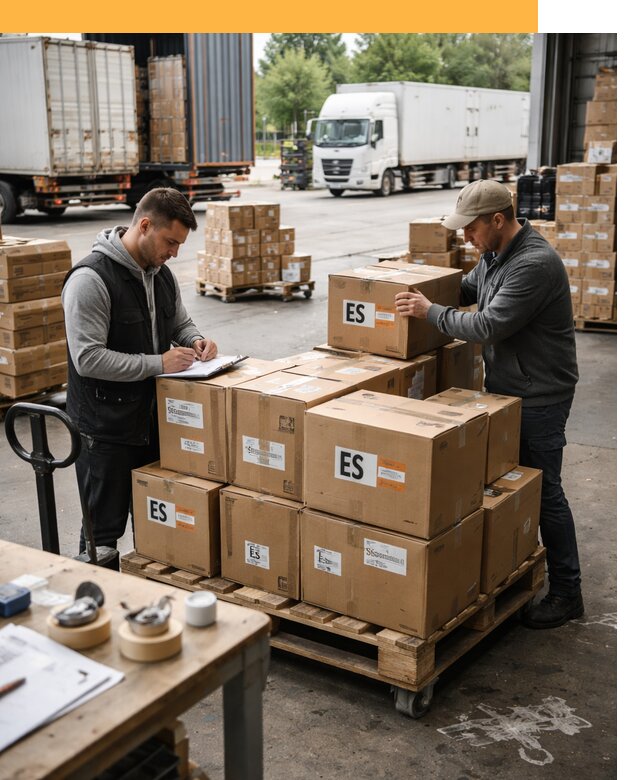 Доставка грузов в Испанию автотранспортом от 35781 руб