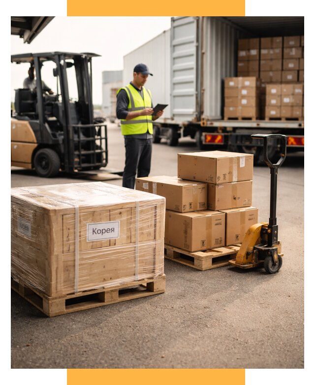 Доставка грузов в Корею из России от 35781 р. | СетСервис-Мгд
