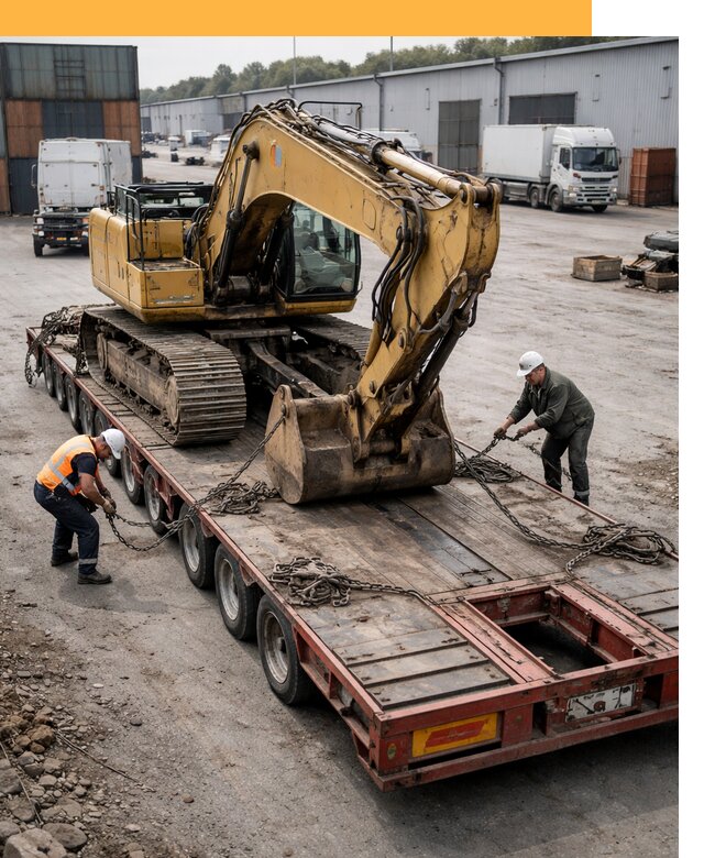 Перевозка спецтехники по России и миру от 46004 руб