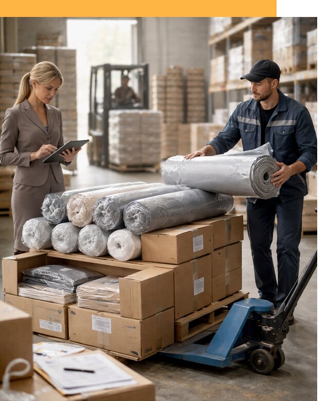 Перевозка текстиля по миру от 15335 руб. с таможней и страхованием