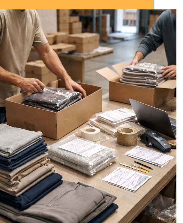 Перевозка одежды по миру от 7667 руб. с таможенным оформлением