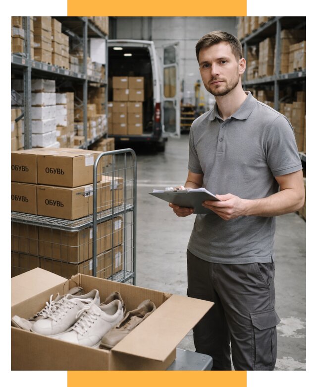 Доставка обуви из Китая и Турции от 4600 р. СетСервис-Мгд