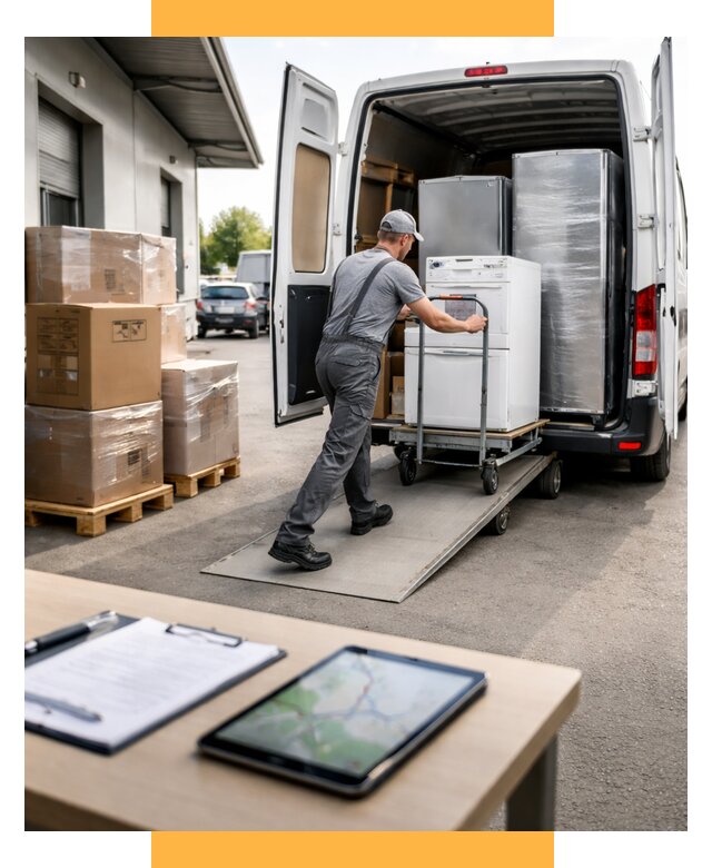 Перевозка бытовой техники от 6645 р. - логистика СетСервис-Мгд