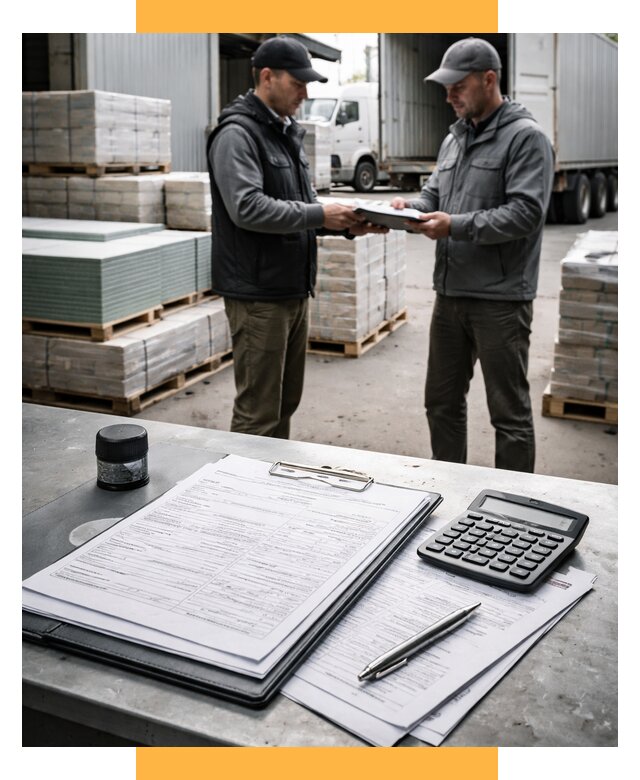 Таможенное оформление стройматериалов от 8690 р. | СетСервис-Мгд