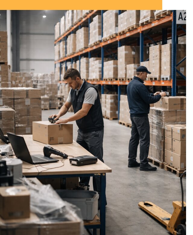 Склад консолидации в Европе: хранение, сортировка от 6645